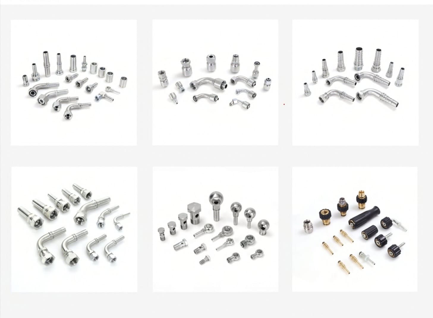 Hydraulic fittings — all thread standards (JIC, ORFS, BSP, JIS, NPT)