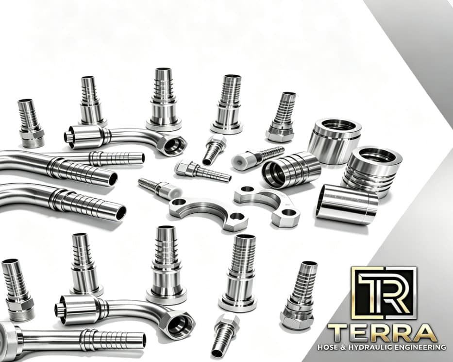 Assorted hydraulic fittings and adapters — Johor, Malaysia